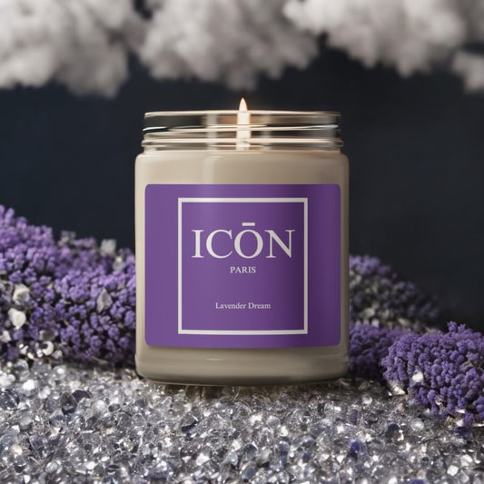 ICŌN Lavender Dream Organic Soy Aromatherapy Candle